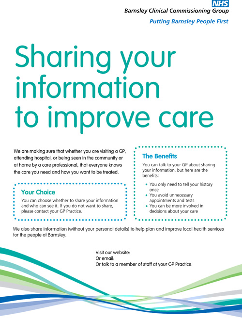 Sharing your Information to improve your care